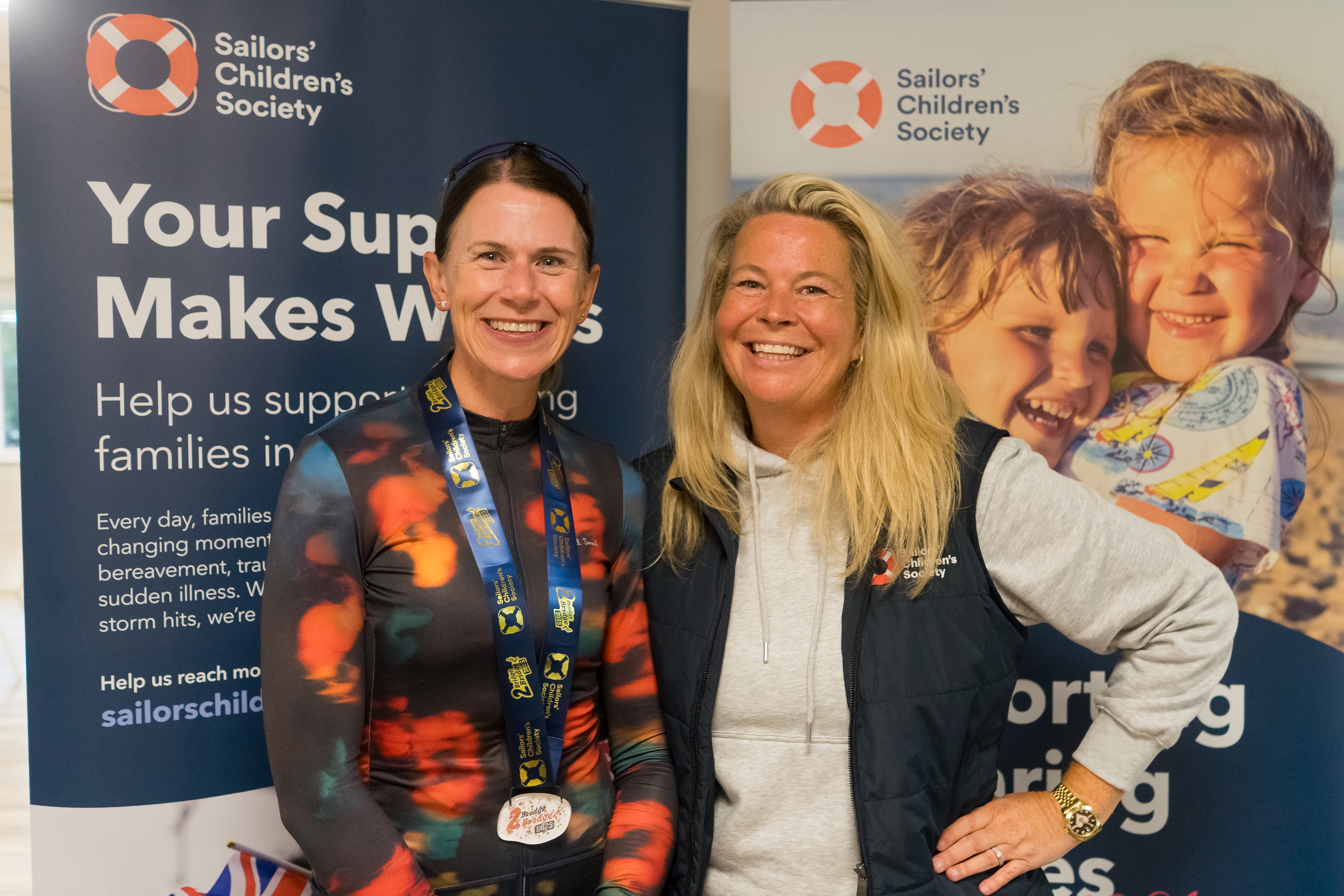 Helen receiving award