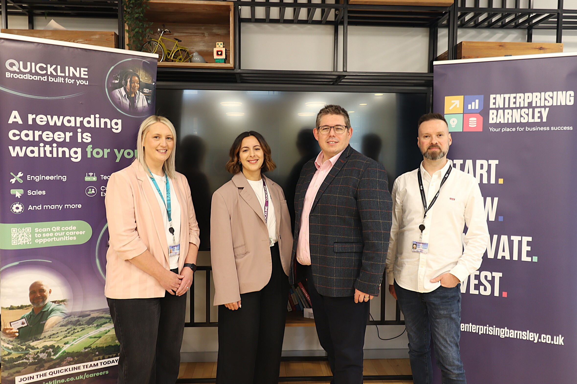 Quickline Enterprising Barnsley partnership