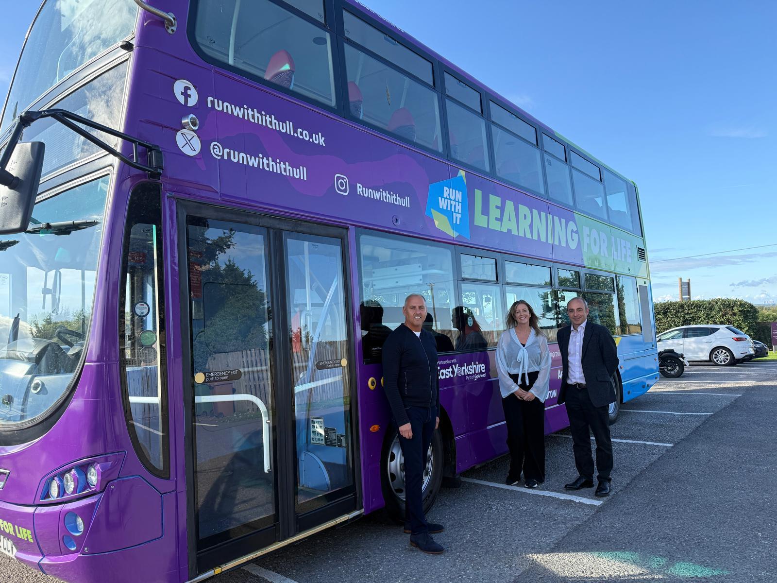 Run With It branded bus 2