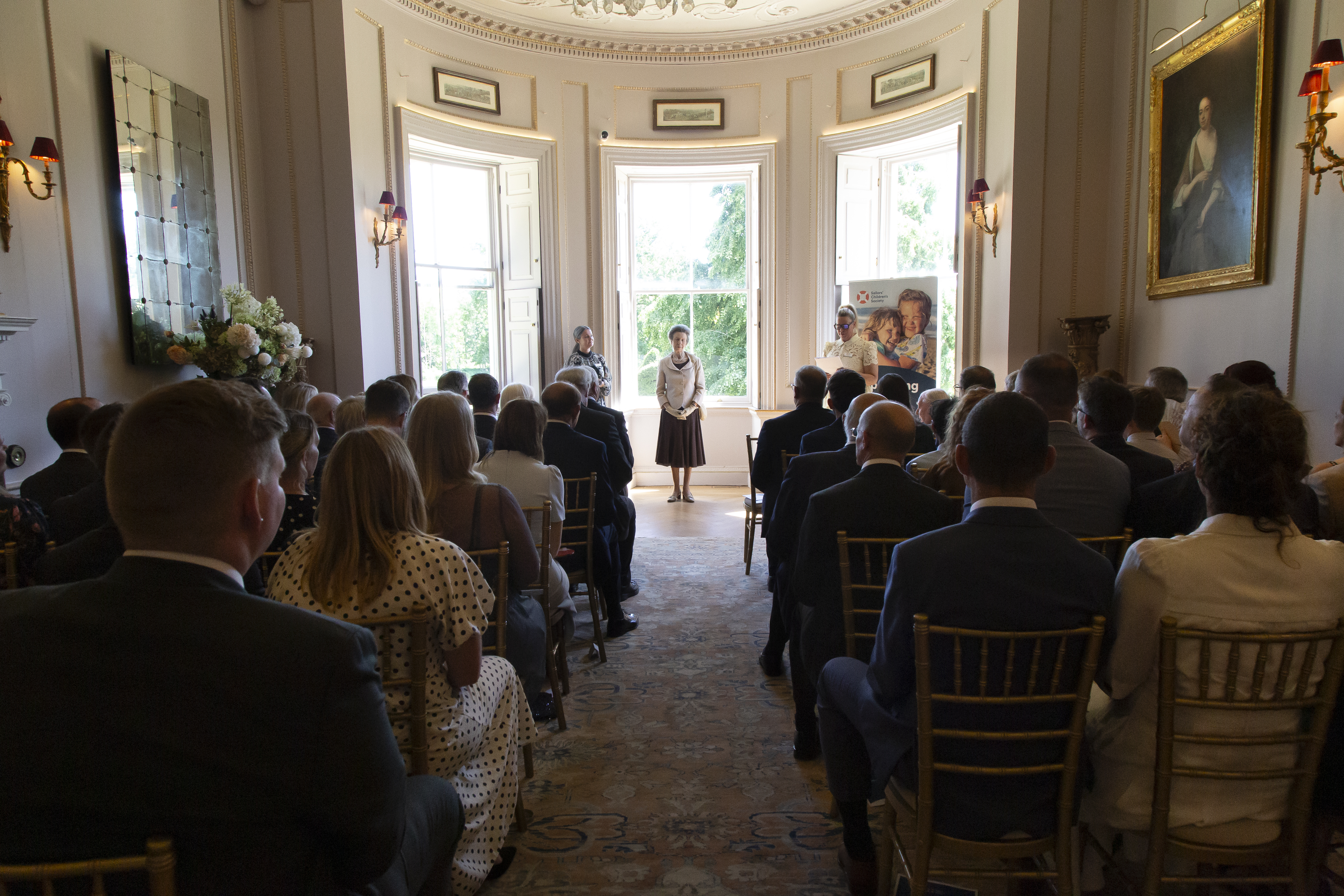 HRH and guests at A Sea of Thanks