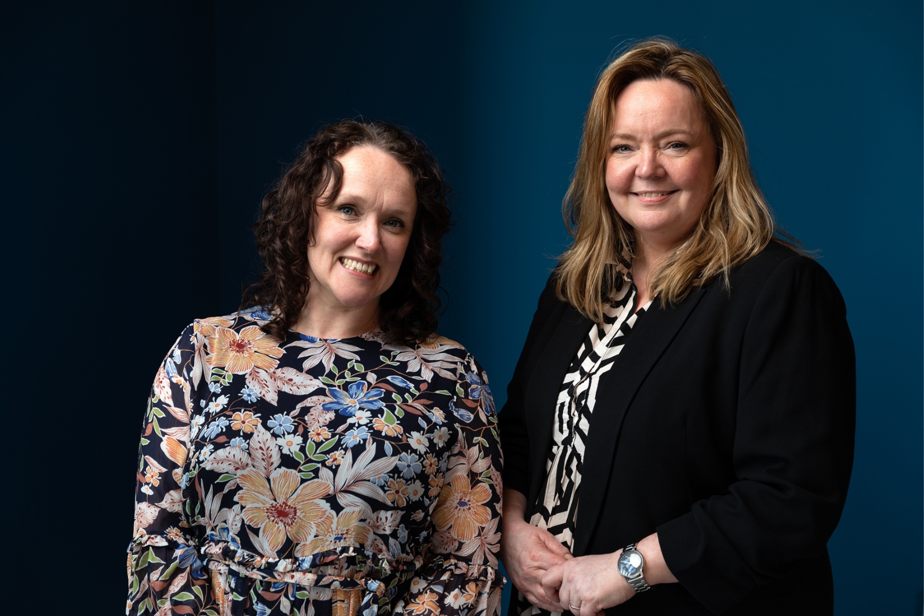 L R Sarah Wells and Rachel Fellows from Bettys and Taylors Group