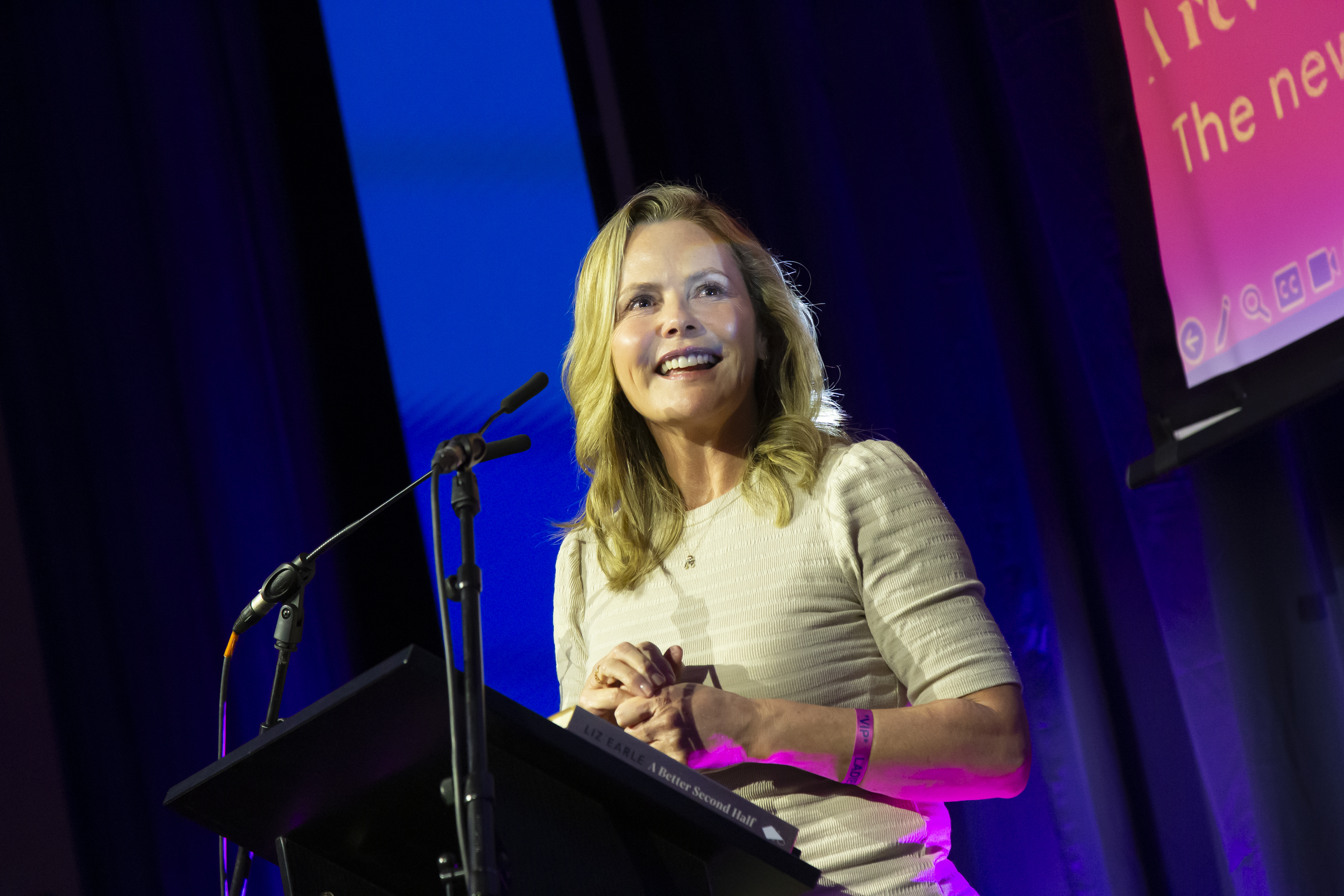 Liz Earle on Stage