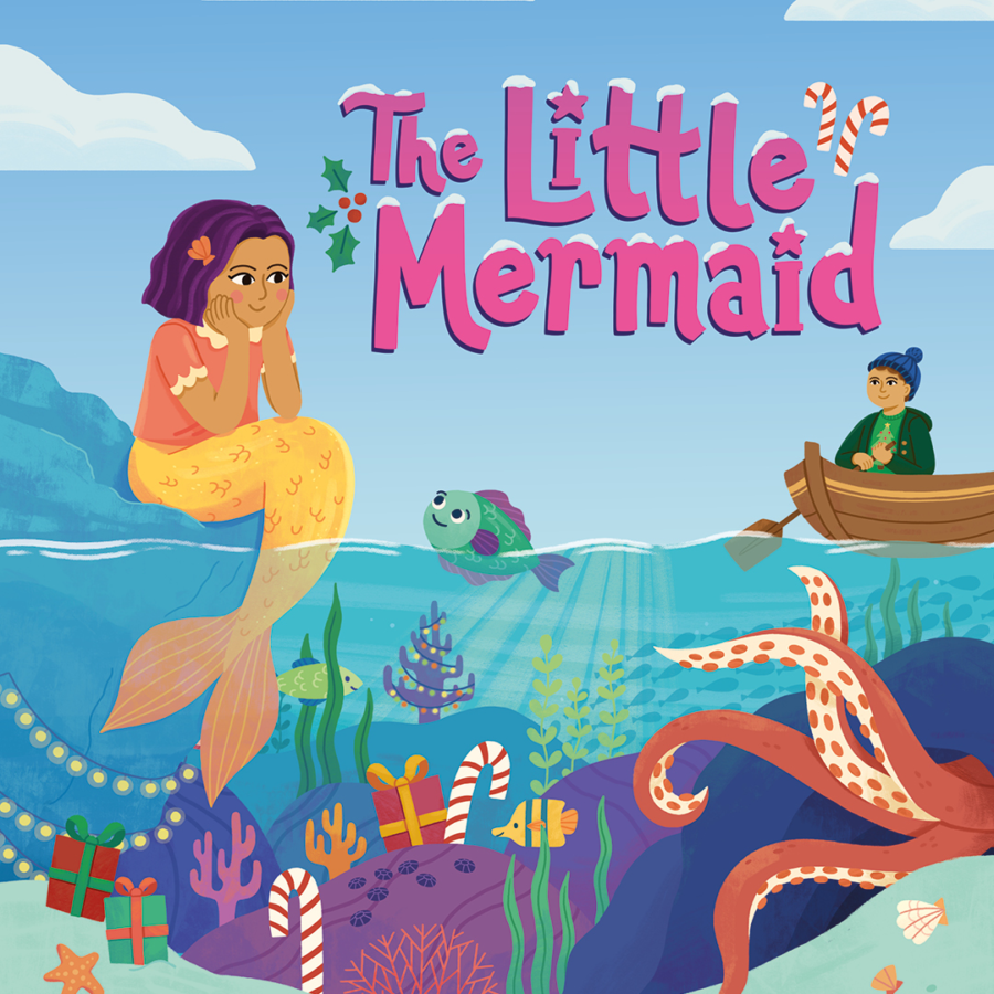 J120125 Little Mermaid Social Square