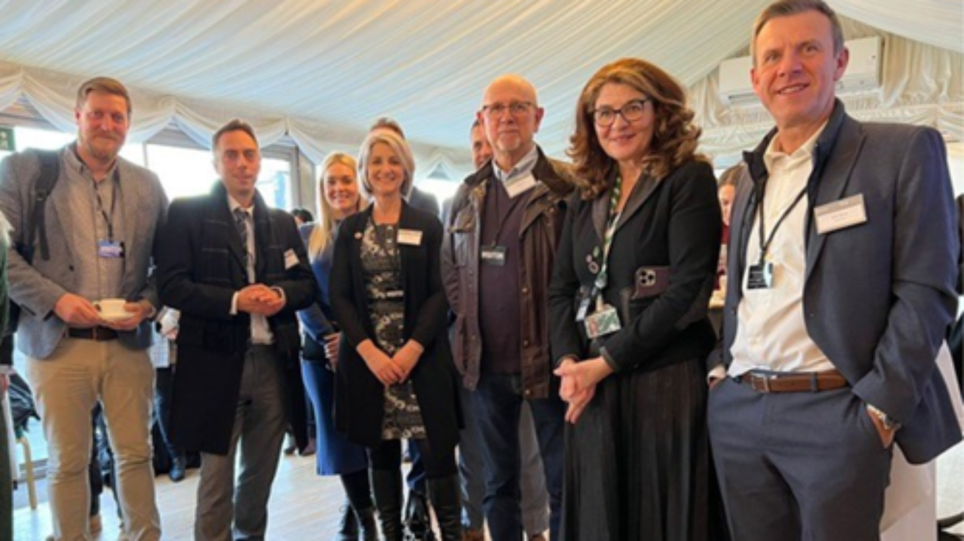 A delegation of representatives from the humber