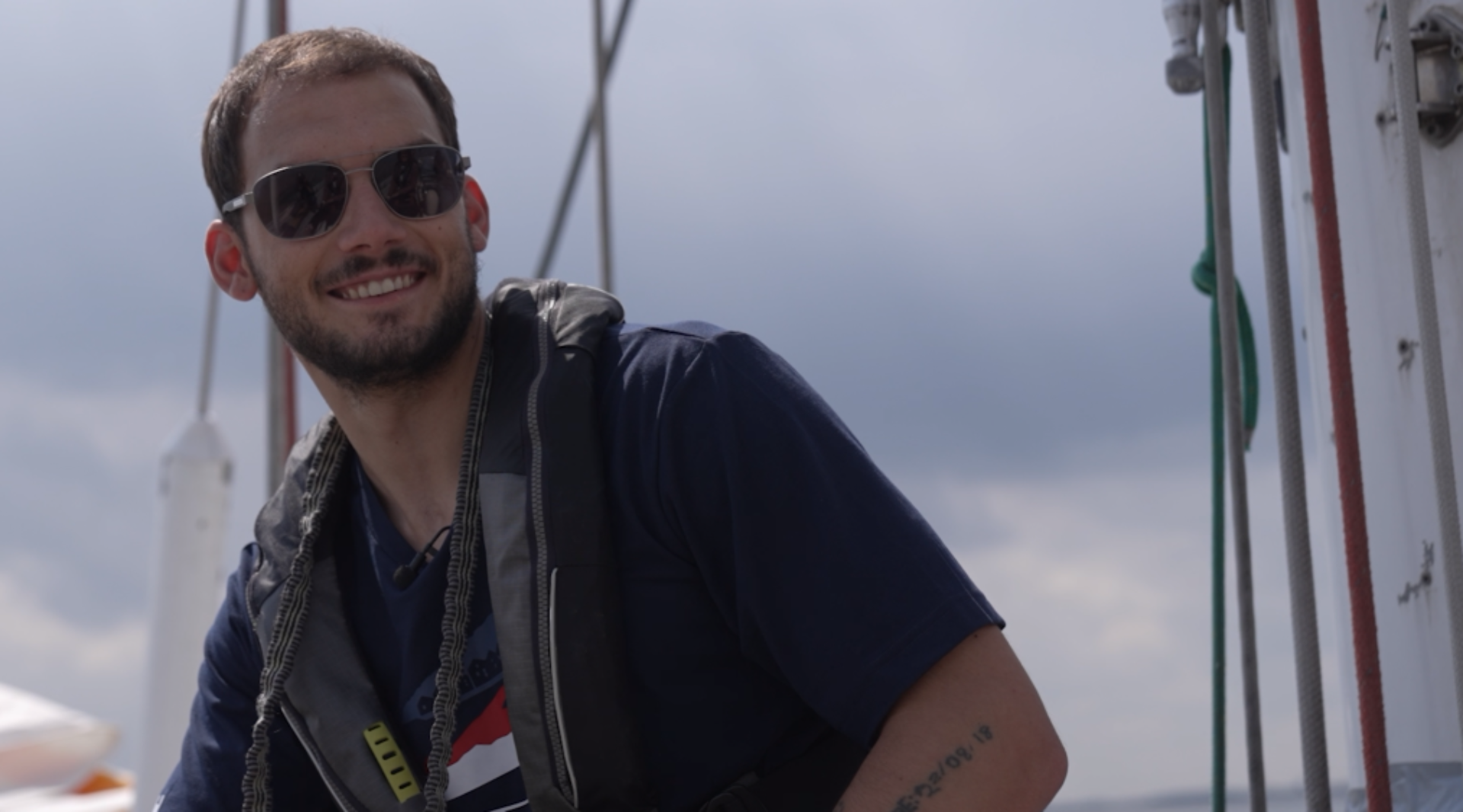 Eli onboard Cat Zero