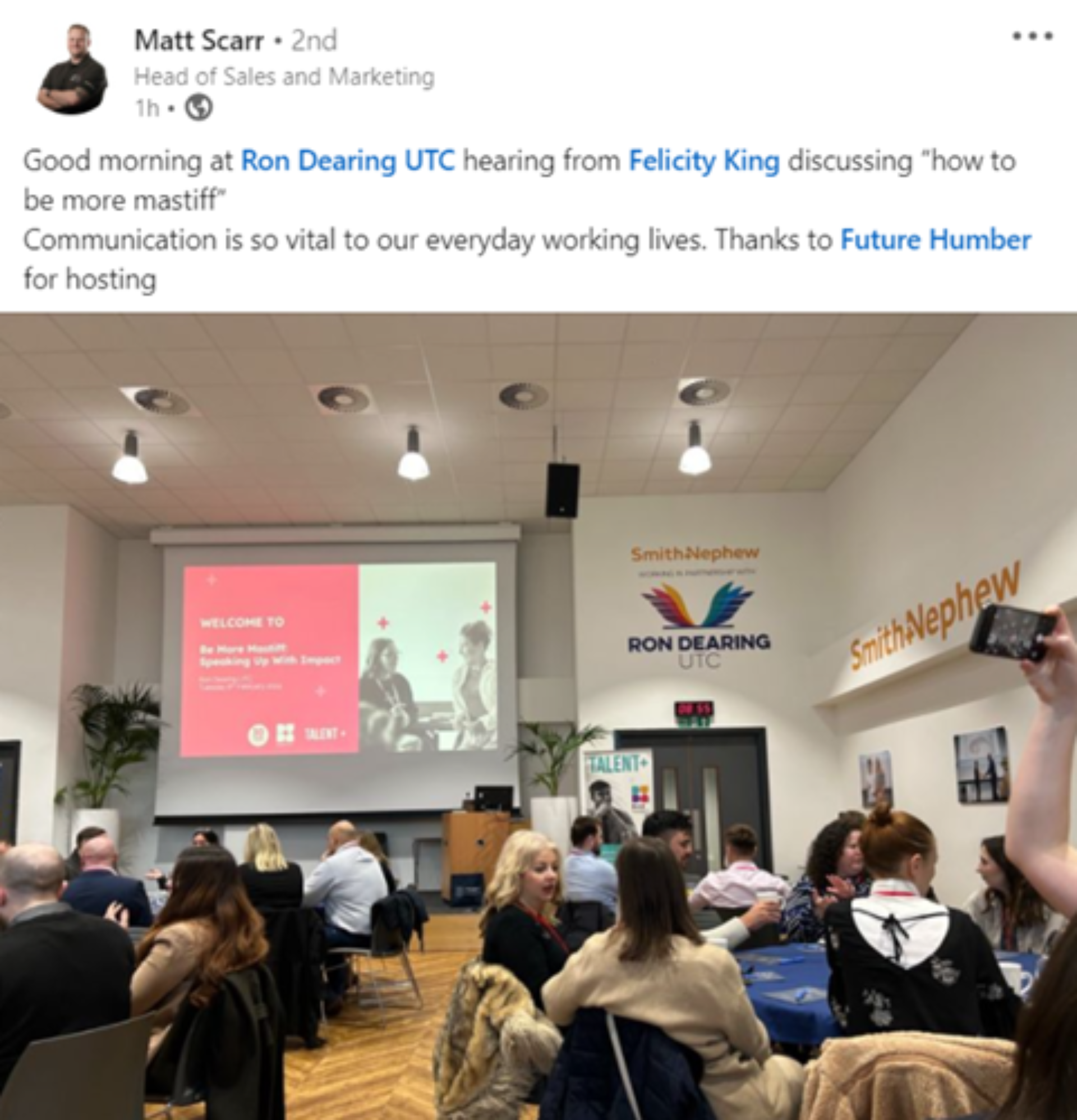 Matt scarr on linkedin