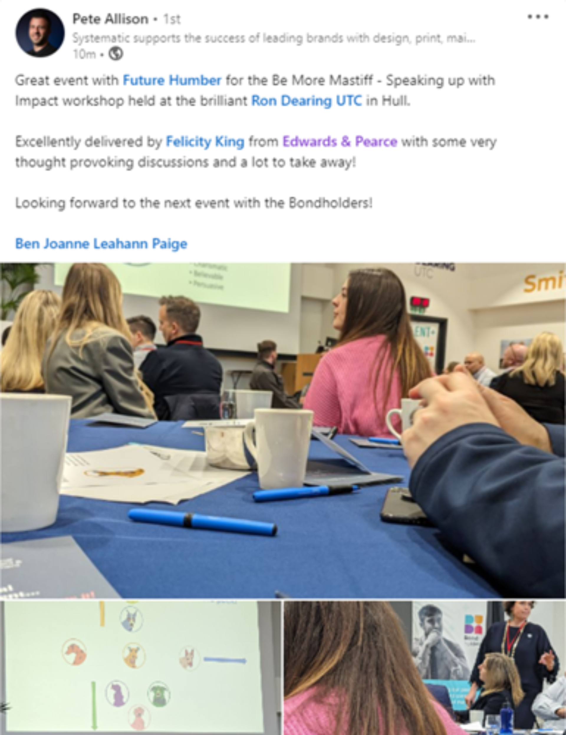 Pete allison on linkedin