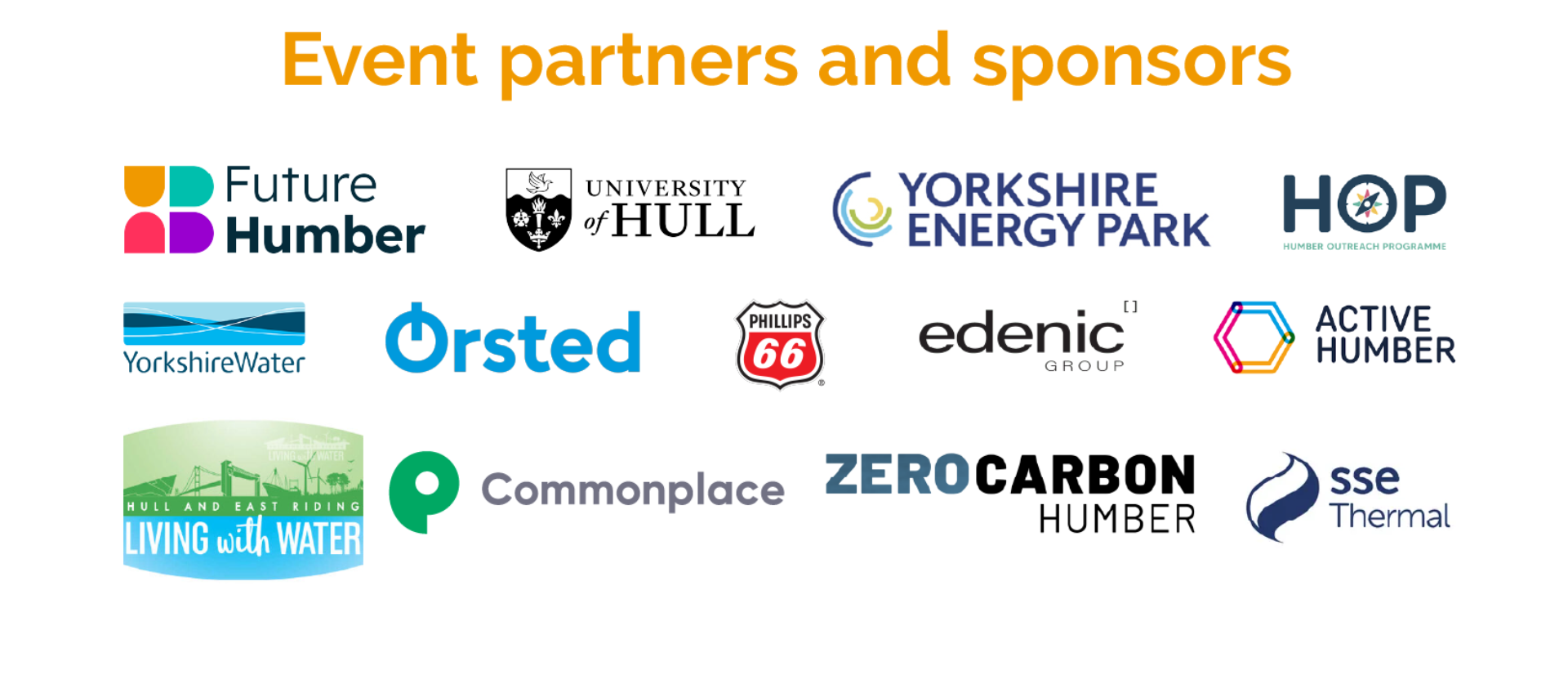 The Waterline Summit partners and sponsors 2021