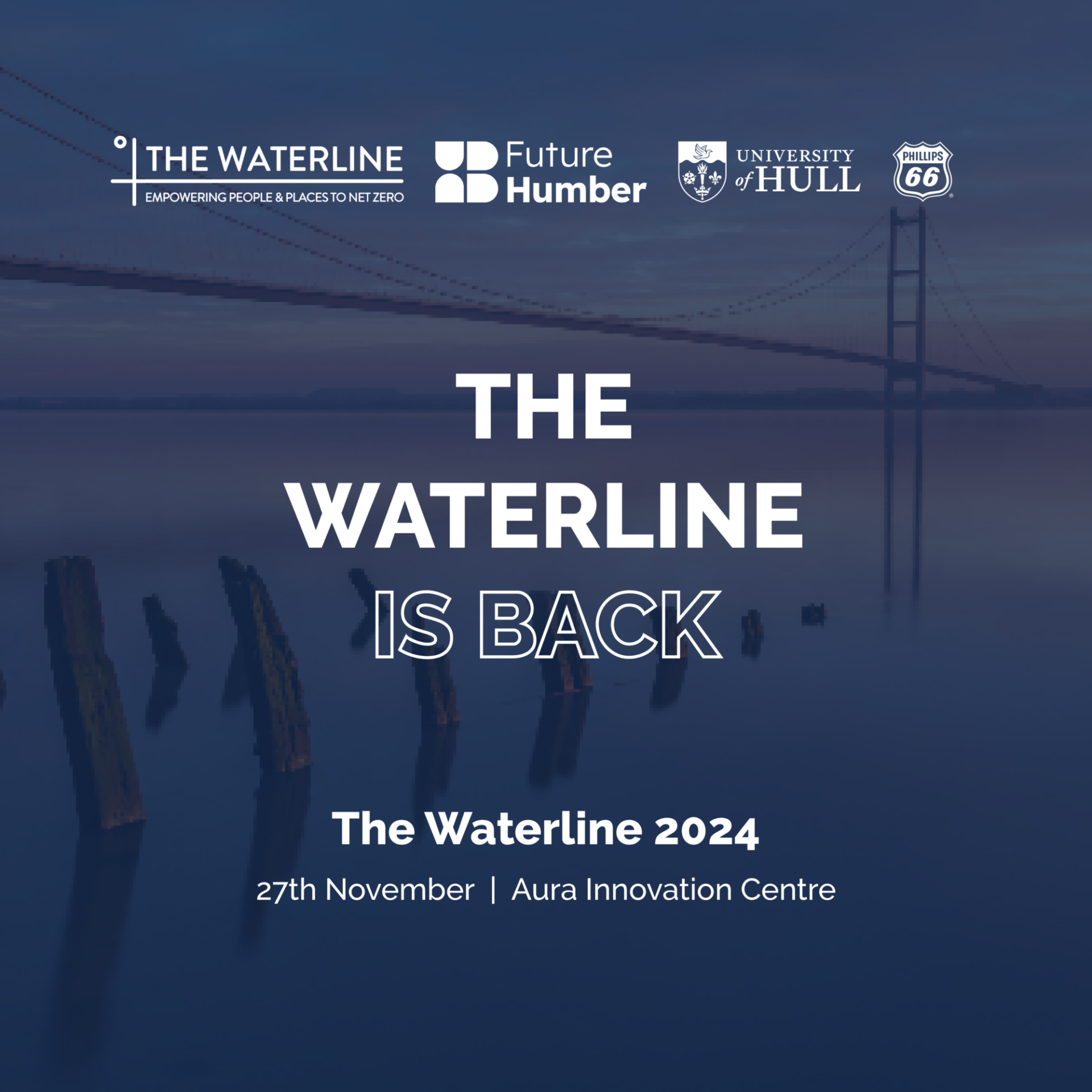 Waterline 2024 new logo and images The Waterline Summit 2024 square